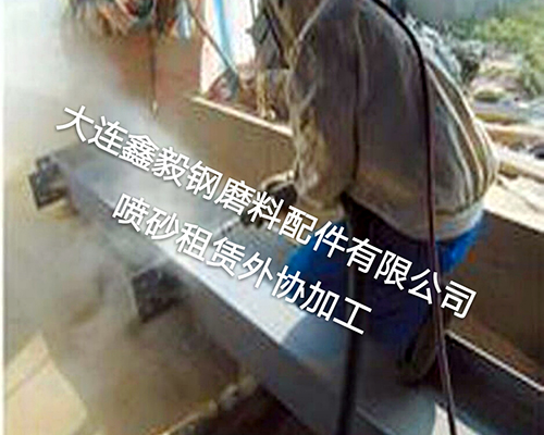 方管鍍鋅管噴砂加工